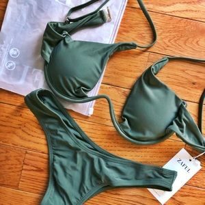 Zaful Deep V Bikini